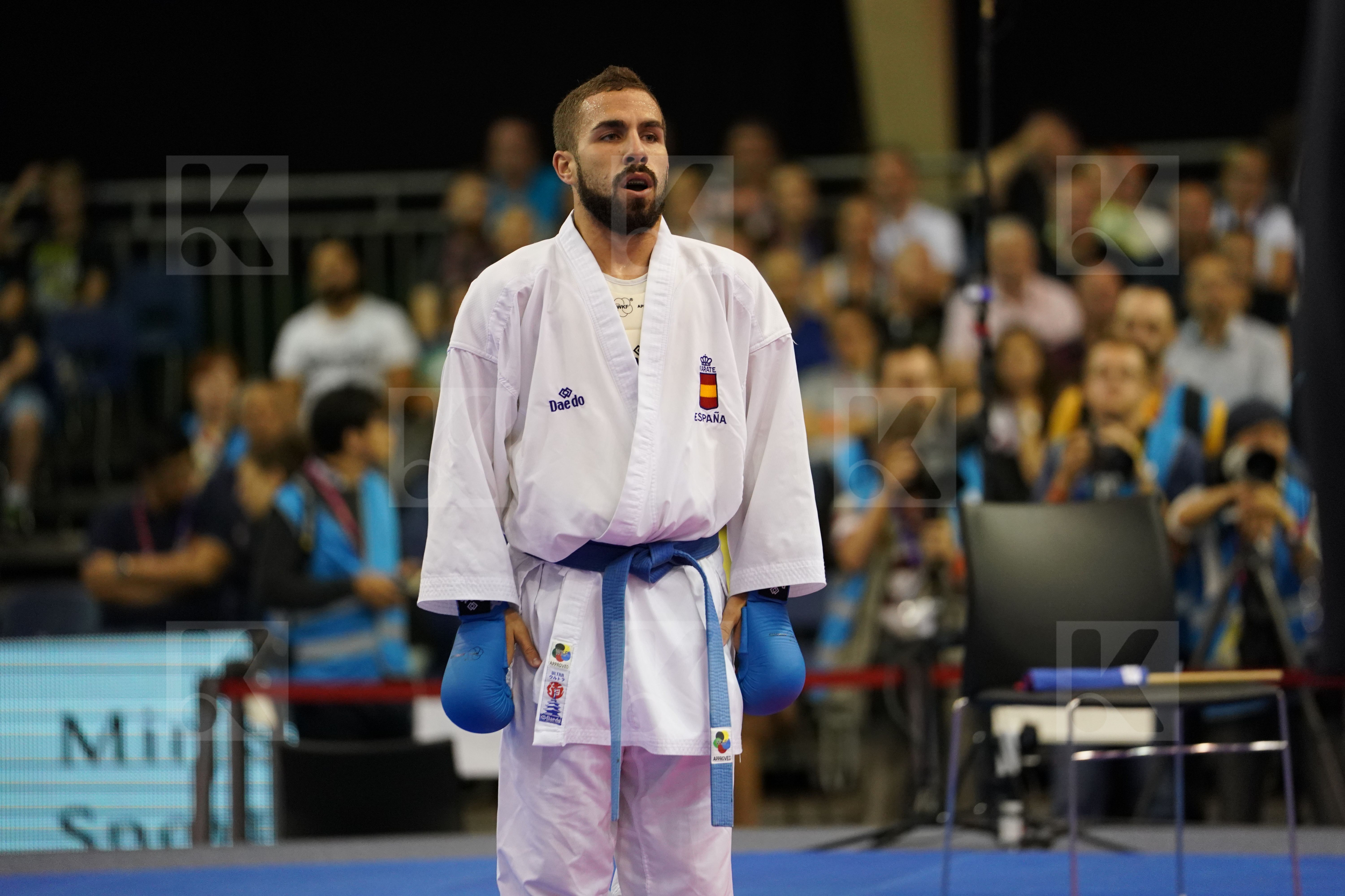 Brazil bronze match Gomez Garcia Matias Male Kumite -60kg Santos Brose Douglas Spain